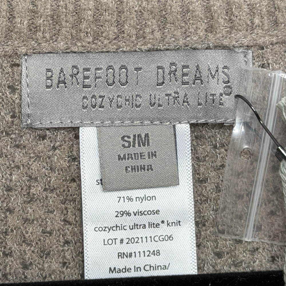 Barefoot Dreams Sweater Womens Medium Cozy Chic Ultra Life Knit Poncho Hi Low - Picture 7 of 11